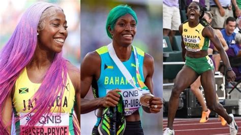 Fraser Pryce Jackson Miller Uibo Nominated For World Athletics