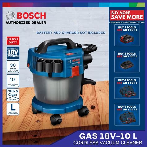 Bosch Gas V L Premium Solo Vacuum Cleaner Hd Cordless V Power