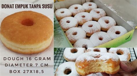 RESEP DAN TRIK DONAT DOUGH KECIL HASIL BESAR DONAT MINI EKONOMIS TANPA