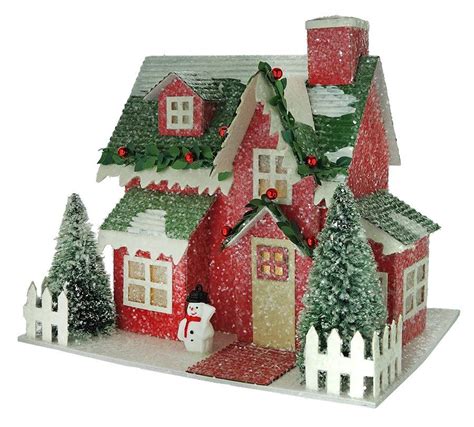 Vintage christmas village houses – Artofit