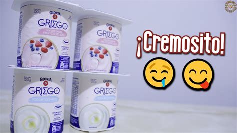 Yogurt Griego GLORIA Frutos rojos y con miel RESEÑA YouTube