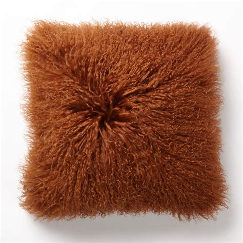 Mongolian Lamb Pillow Cover West Elm