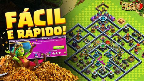 F Cil Como Completar O Desafio Da Rainha Goblin No Clash Of Clans