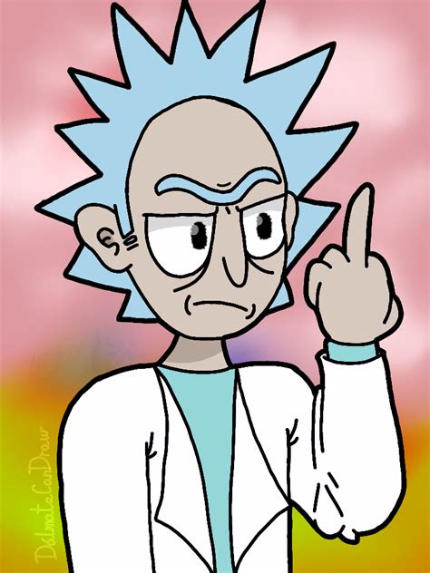 Rick Sanchez FANART :D by DalmataCanDraw on DeviantArt