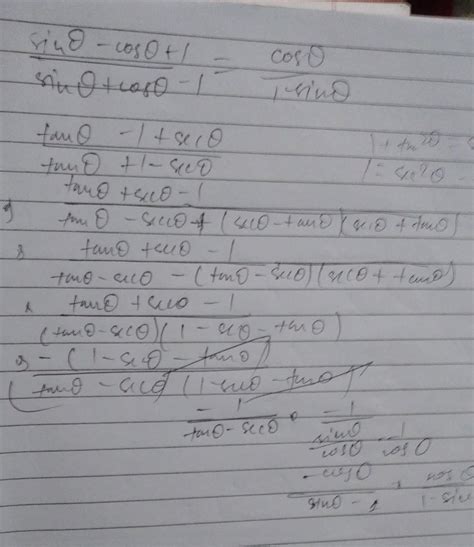 Prove The Following Tex Frac Sin Alpha Cos Alpha