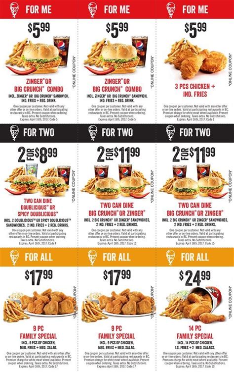 Bucket Kentucky Fried Chicken Menu Prices 5bc