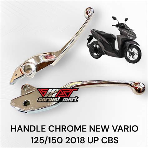 Jual HANDLE CHROME ATAU HANDLE KROM VARIO 150 NEW 2018 Shopee Indonesia