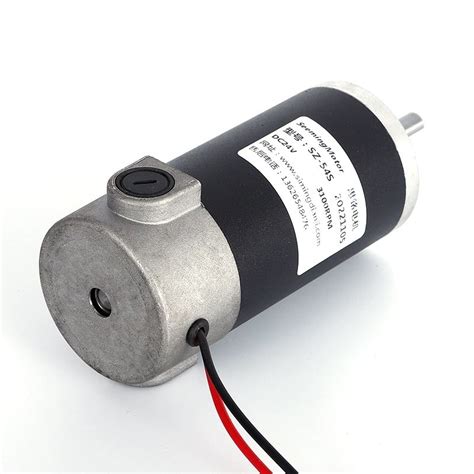 Sz 54s Permanent Magnet Brushed Dc 24v Motor Mechanical Equipment Steel