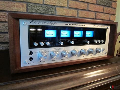 Vintage Marantz 4140 Integrated With WC 1 Wood Cabinet Restored