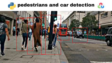 Pedestrians And Car Detection Simultaneously In Python Opencv Youtube