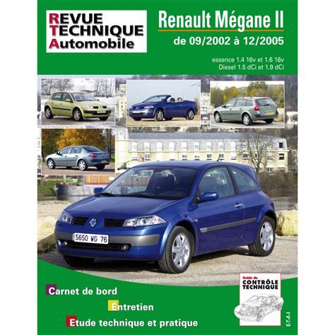 Revue Technique Megane Rta Site Officiel Etai