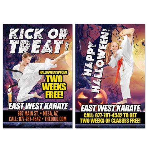 Kick or Treat Glow AD Card | Get Students