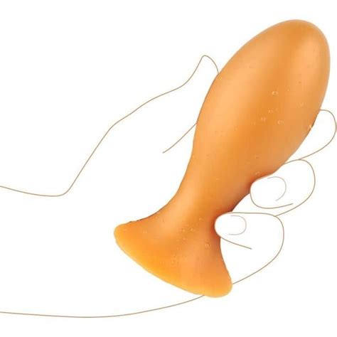 Plug Anal Lisse En Plug Anal En Silicone Liquide Avec Ventouse