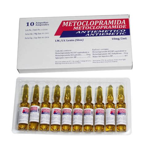 Metoclopramide Hydrochloride Small Volume Parenteral Intramuscular