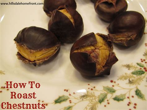 How To Roast Chestnuts Instructionswe Used To Roll Our In Melted