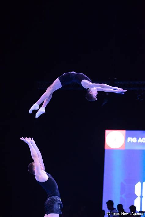 Podium Training For Fig Acrobatic Gymnastics World Cup In Photos Photo