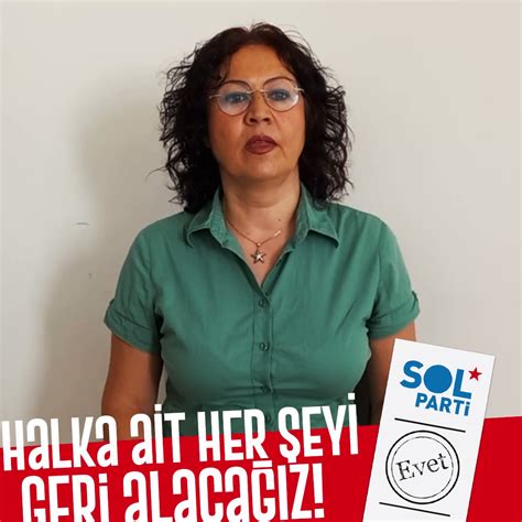 SOL Parti on Twitter Halka ait her şeyi geri alalım diye bir oy SOL