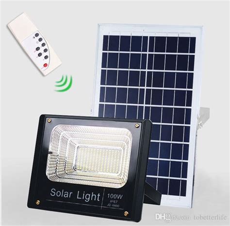 Reflector Solar Led 200w Con Panel Solar Y Control Remoto Cuotas Sin