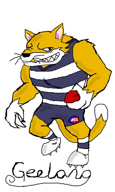 Afl Geelong Mascot By Koala Sam On Deviantart