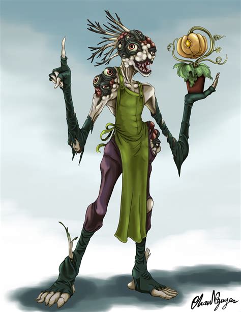 Artstation Monstrous Botany Professor