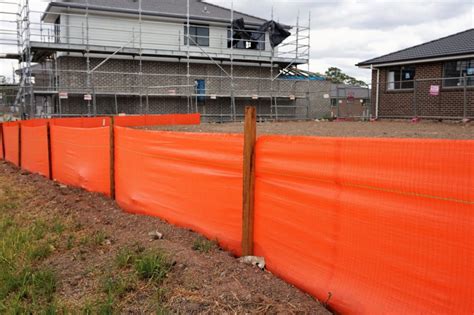 Hi Vis Silt Fencing Supplied And Installed By Greenaway Sediment Control