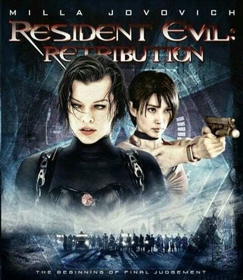 Resident Evil Retribution Horror Movie Zombies Fan Poster Resident