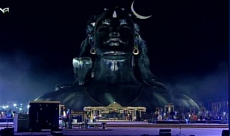 Narendra Modi unveils the 112 feet Shiva statue in Coimbatore | India News, India.com