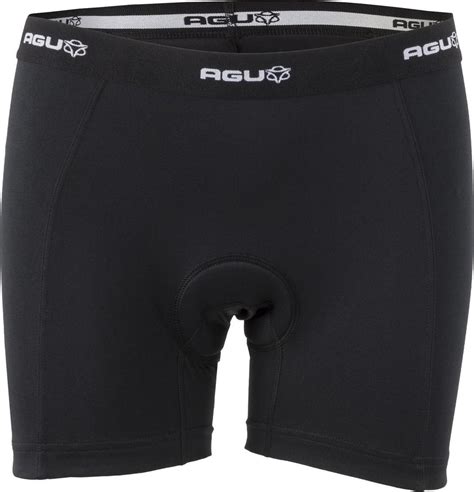 Agu Underwear Fietsonderbroek Met Zeem Essential Dames Zwart M