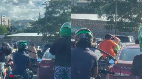 Captan Pelea M Ltiple En Medio Del Tr Fico De Tegucigalpa