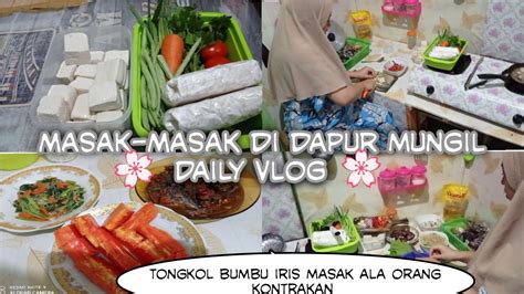 Daily Vlog Masak Masak Di Dapur Mungil Kegiatan Ibu Rumah Tangga