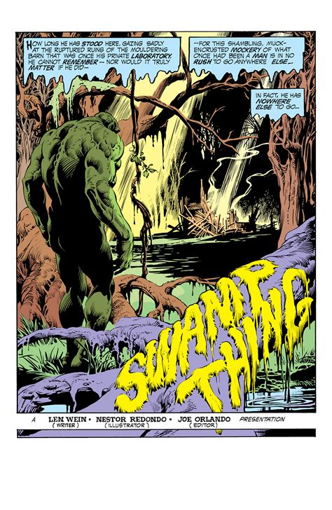 Read Online Swamp Thing Comic Issue