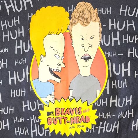 Mtv Beavis And Butthead Shirt Mens Xl Black Mike Judge 1993 Humor