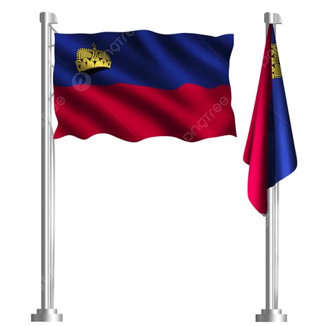 Philippine Flag Waving Clipart Hd PNG, Waving Liechtenstein Flag With ...