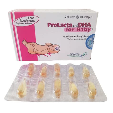 Jual Prolacta Dha For Baby Untuk Perkembangan Otak Bayi 10 Kapsul