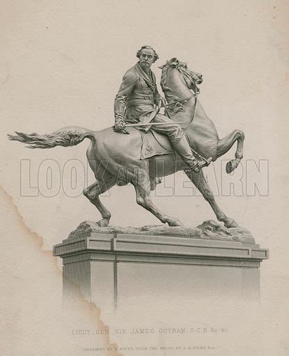 Statue Of Lieut Gen Sir James Outram Gcb Calcutta Stock Image Look And Learn