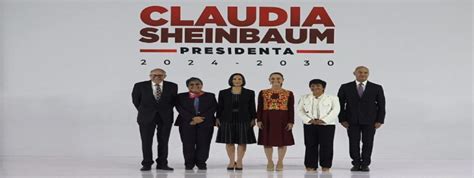 Presenta Claudia Sheinbaum La Segunda Parte De Su Gabinete Zona