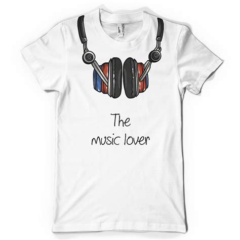 The Music Lover Vector T Shirt Design For Commercial Use Buy T Shirt