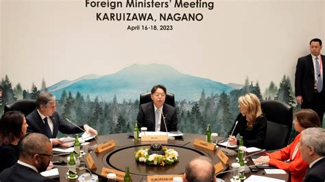 日本外相：g7一致認定台海和平至關重要 法國也認同 國際焦點 太報 Taisounds