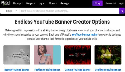 12 Best YouTube Banner Makers With Templates Free Online