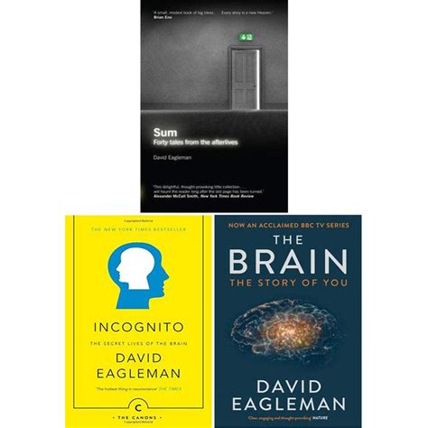 David Eagleman Collection 3 Books Bundle Set Sum Tales From The