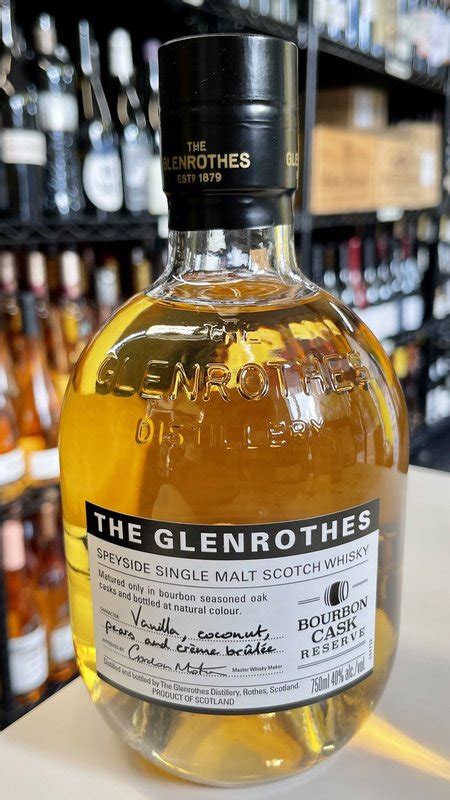 The Glenrothes Speyside Single Malt Scotch Bourbon Cask Reserve Whisky