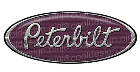 Chrome Purple White Peterbilt Emblem Skins – Cool Design Ninja