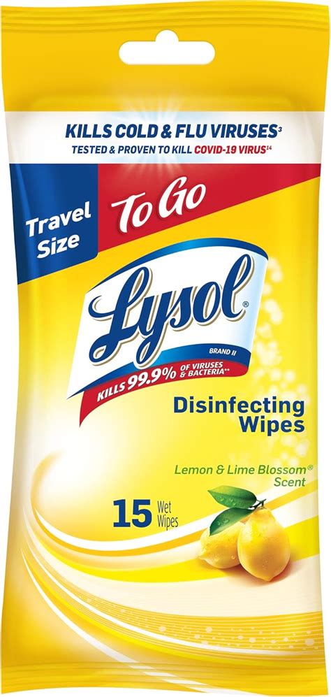 Lysol Disinfectant Handi Pack Wipes Multi Surface Antibacterial Cleaning Wipes For