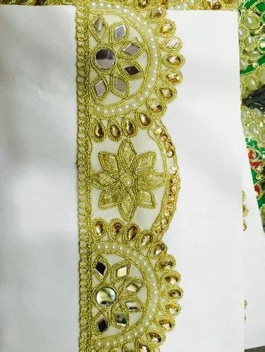 Zari Golden Designer Lace For Garment Packaging Type Roll At Rs