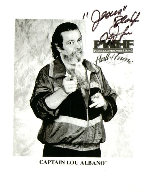 Captain Lou Albano signed 8x10 Photo – Signed By Superstars