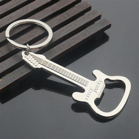 Guitar Bottle Opener Keychain Bottle Opener Keychain Keychain Opener