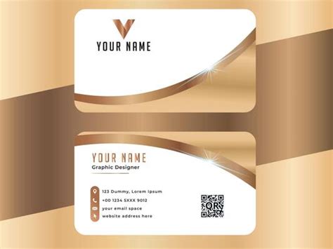 Golden Id Card Vector Art Icons And Graphics For Free Download