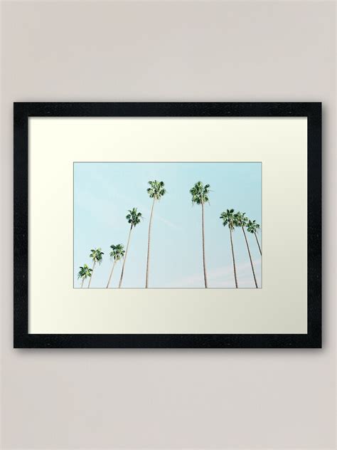 Palm Trees Framed Art Print For Sale By Thegypseatribe Redbubble