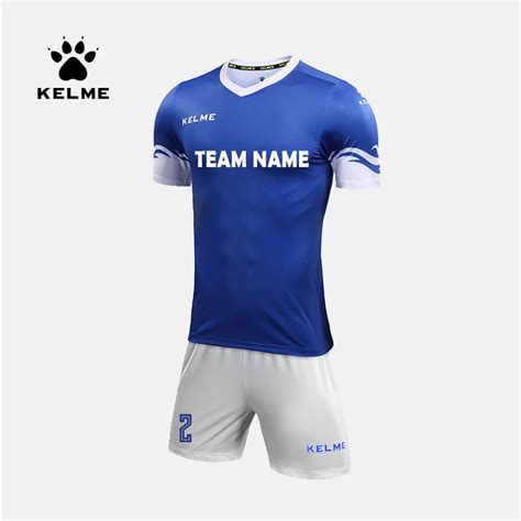 Kelme Custom Soccer Jerseys Men Football Uniforms Team Suis Short