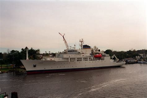 Port Bow View Of The Military Sealift Commands Oceanographic Survey